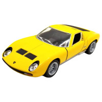 Колекційна машинка "Lamborghini Miura P400 SV" KT5390W(Yellow) масштаб 1:42 (KT5390W(Yellow))