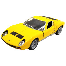 Колекційна машинка "Lamborghini Miura P400 SV" KT5390W(Yellow) масштаб 1:42 (KT5390W(Yellow))