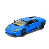 Колекційна іграшкова машинка MATTE LAMBORGHINI KT5370W інерційна  Blue (KT5370W(Blue))