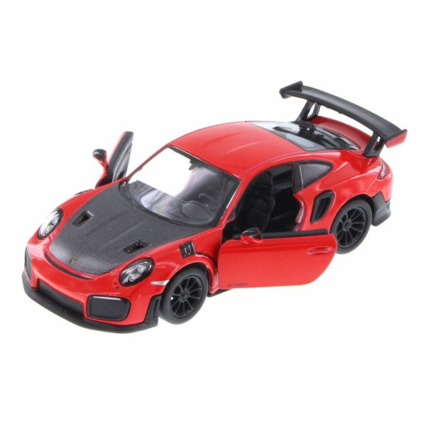 Автомодель легкова PORSCHE 911 GT2 RS 5" KT5408W, 1:36  Червоний (KT5408W(Red))