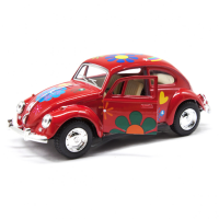 Дитяча модель машинки Volkswagen Beetle 1962  Classic Kinsmart KT5057WF інерційна, 1:32