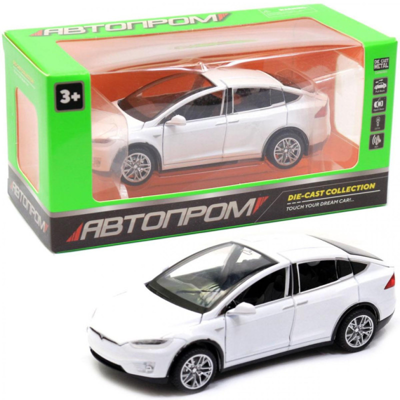 Машина металлическая 6603 (Tesla Model X) "АВТОПРОМ"  1:32