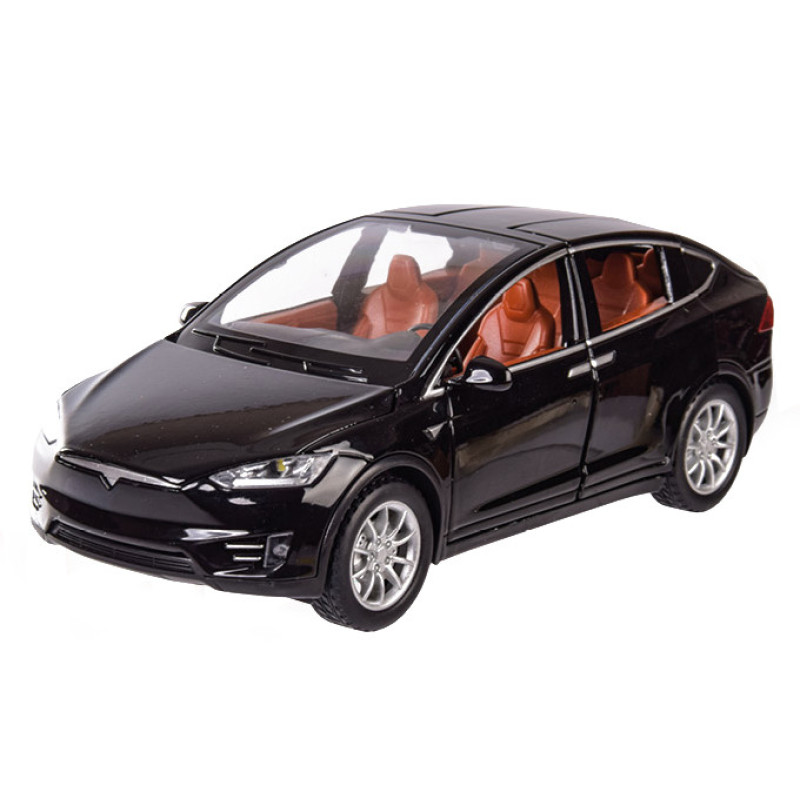 Машинка инерционная "Tesla Model X" Автопром 7574A, 1:22