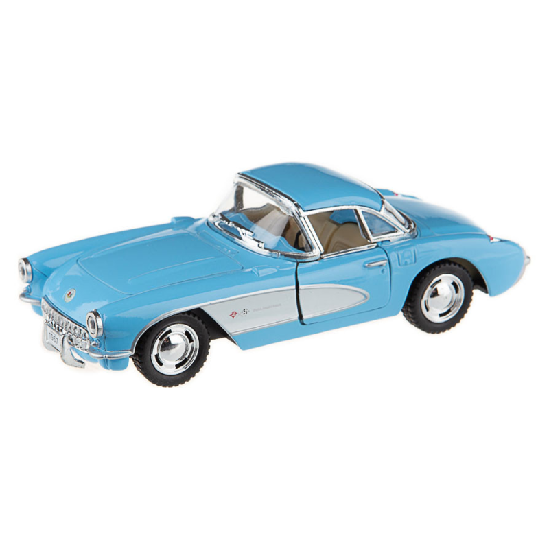 Дитяча колекційна машинка Chevrolet Corvette 1957 KT5316W інерційна