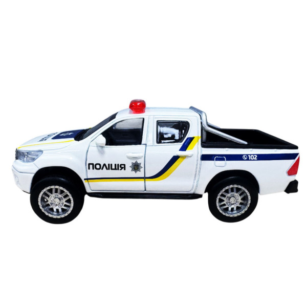 Дитяча автомодель Toyota Hilux Police TechnoDrive KM250426 масштаб 1:32 (KM250426)