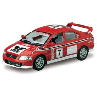Колекційна машинка MITSUBISHI LANCER EVOLUTION VII WRC KT5048W (Red) інерційна (KT5048W(Red))