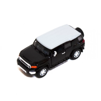 Детская железная машинка TOYOTA FJ CRUISER КТ5343, инерционная Чёрный(KT5343(Black))