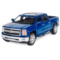 Колекційна машинка "Chevrolet Silverado 2014" KT5381W(Blue) масштаб 1:42 (KT5381W(Blue))
