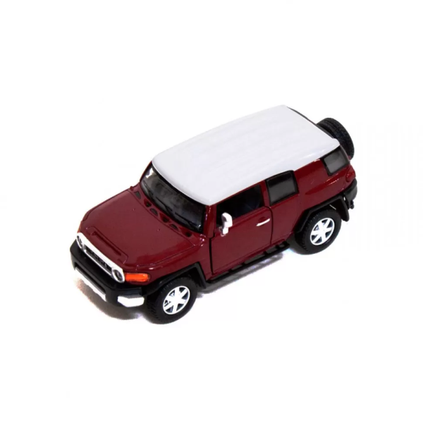 Дитяча залізна машинка TOYOTA FJ CRUISER КТ5343, інерційна  Червоний (KT5343(Red))