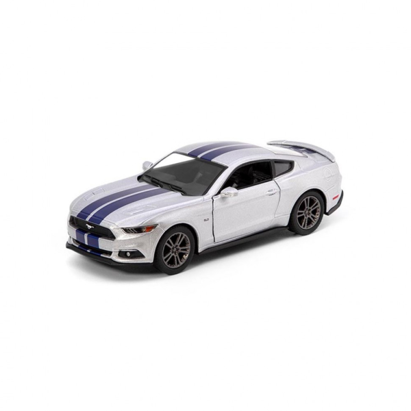 Дитяча модель машинки Ford Mustang GT (2015) Kinsmart KT5386FW, 1:38  Silver (KT5386FW(Silver))