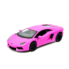 Колекційна іграшкова машинка MATTE LAMBORGHINI KT5370W інерційна  Pink (KT5370W(Pink))