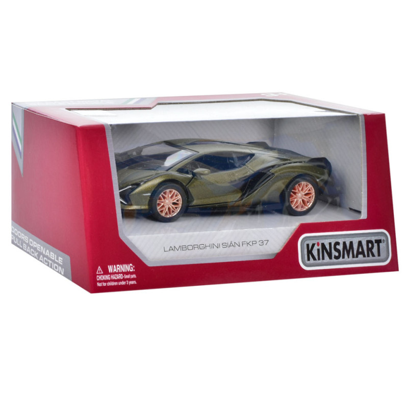 Інерційна машинка Lamborghini Sian FKP 37 Kinsmart KT5431W металева