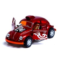 Машинка металева інерційна Volkswagen Beetle Custom Dragracer Kinsmart KT5405W 1:32 Машинка металева інерційна Volkswagen Beetle Custom Dragracer Kinsmart KT5405W 1:32