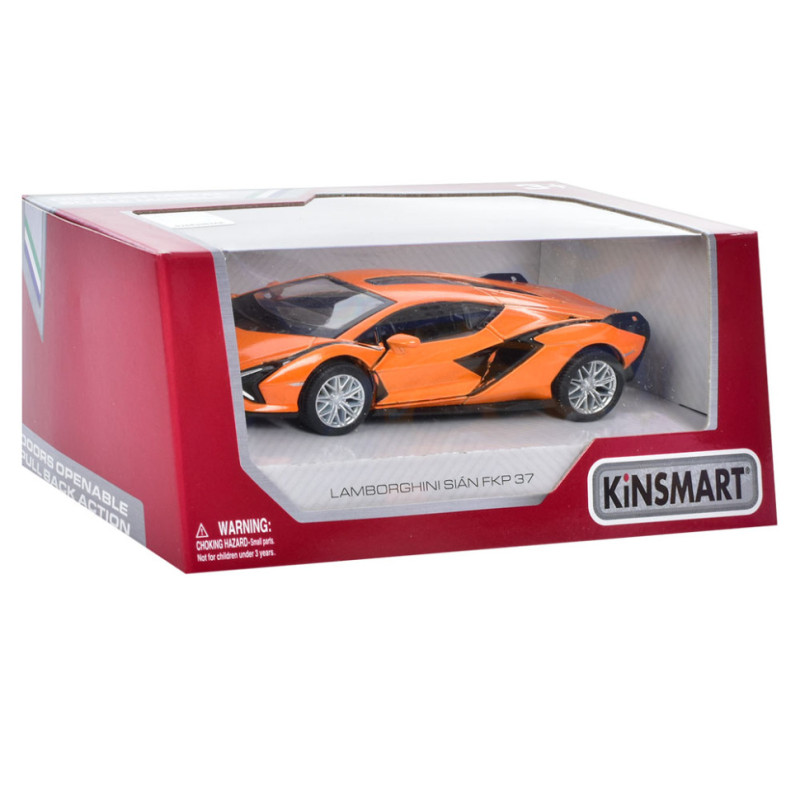Інерційна машинка Lamborghini Sian FKP 37 Kinsmart KT5431W металева