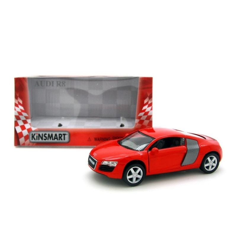 Детская коллекционная машинка Audi R8 KT5315W инерционная