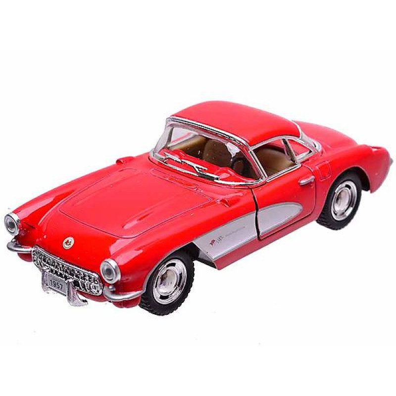 Дитяча колекційна машинка Chevrolet Corvette 1957 KT5316W інерційна