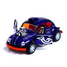 Машинка металлическая инерционная Volkswagen Beetle Custom Dragracer Kinsmart KT5405W  1:32