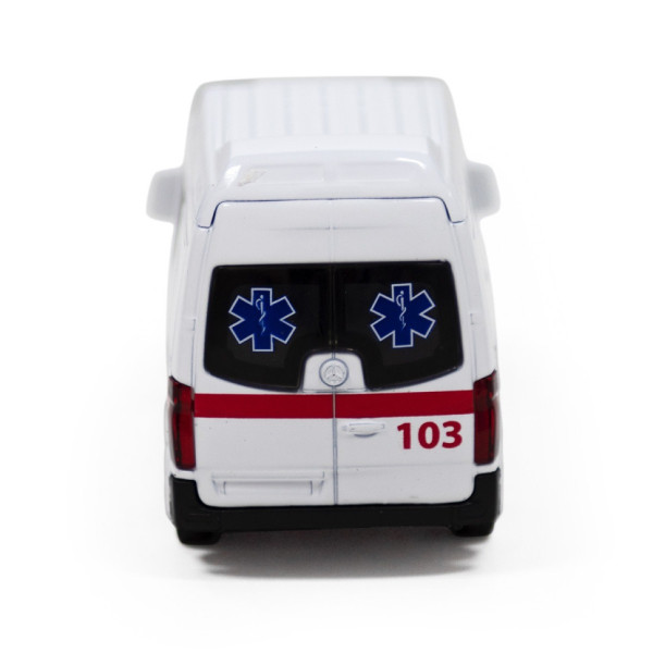 Автомодель дитяча Швидка допомога MERCEDES-BENZ SPRINTER TechnoDrive 250295 інерційна (250295)