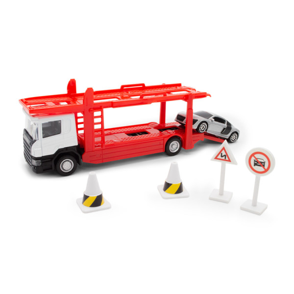 Ігровий набір автомоделей "Автоперевізник Sсania" 250430U масштаб 1:64 (250430U)