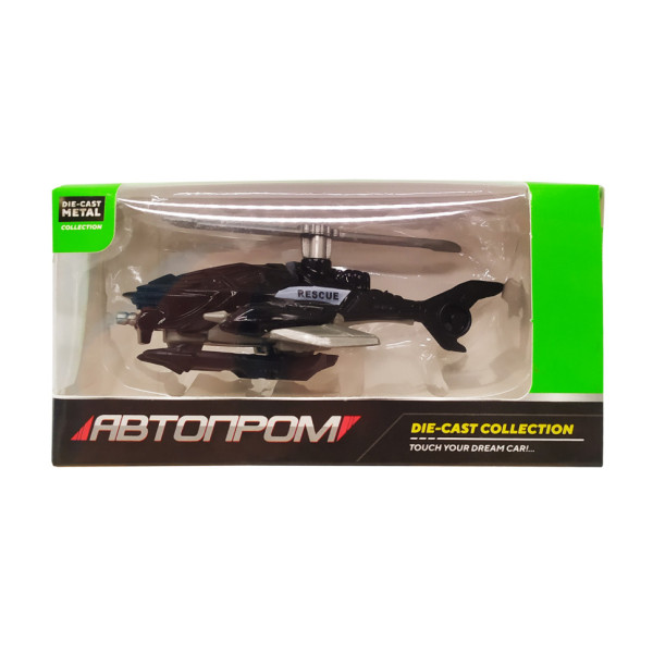 Дитяча металева машинка АвтоПром 7629 масштаб 1:64   Вертоліт (7629-6)