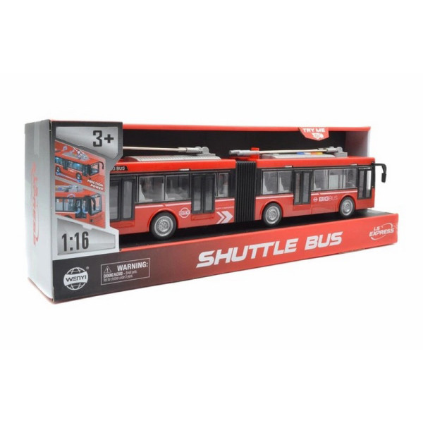 Дитячий інерційний тролейбус WY915A, масштаб 1:16 (WY915A)