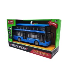 Ігрова модель Автобус двоповерховий 7953AB зі світлом та звуком