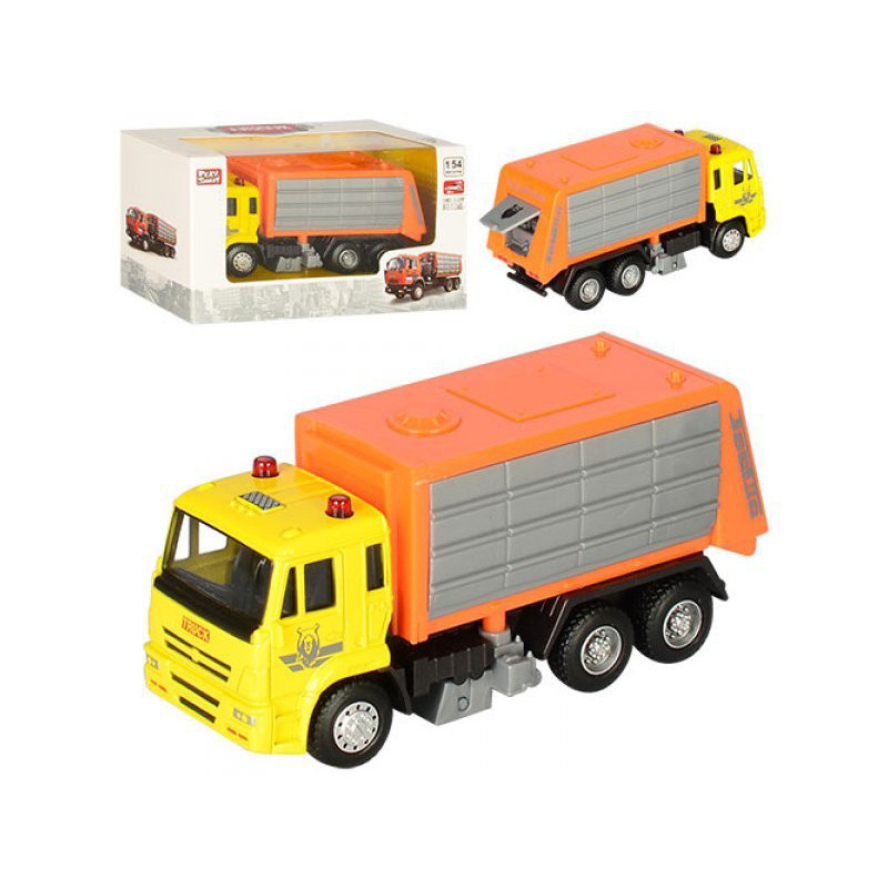 Колекційна модель сміттєвоза PLAY SMART 6515D інерційна
