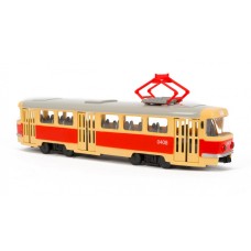 Детская модель трамвая 9708 со звуком