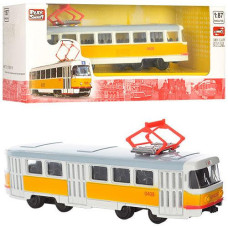 Іграшкова модель Трамвай PLAY SMART 6411 інерційний  6411B (6411B)