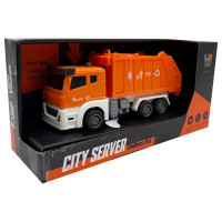 Дитяча іграшкова машинка "Муровоз" D-007AB(Orange) світло і звук (D-007AB(Orange))