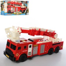 Дитяча іграшкова пожежна машина 999B-14B з рухомими деталями