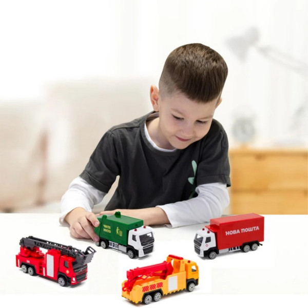 Автомодель дитяча "VOLVO" Пожежна машинка TechnoDrive 250302 зі стрілою (250302)