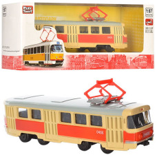 Іграшкова модель Трамвай PLAY SMART 6411 інерційний  6411A (6411A)