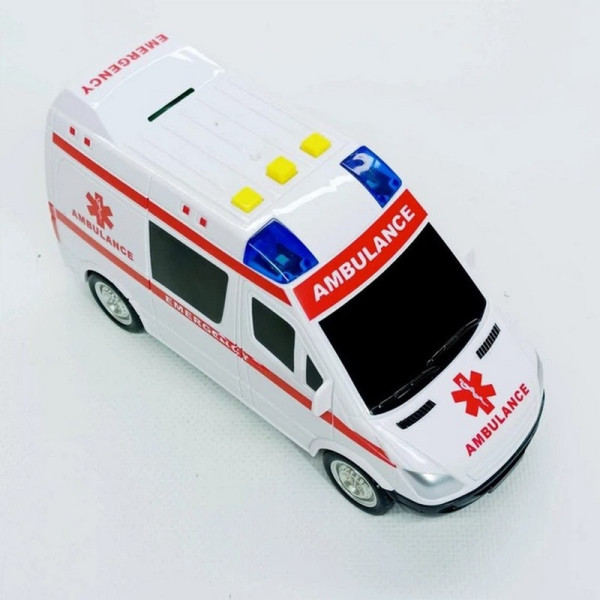 Дитяча автомодель "Швидка допомога" 7994, 17х7 см, звукові та світлові ефекти (7994)
