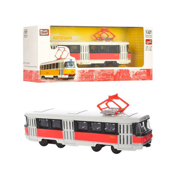 Іграшкова модель Трамвай PLAY SMART 6411 інерційний  6411D (6411D)