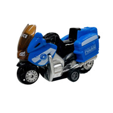 Мотоцикл дитячий "Police" AP7442 масштаб 1:64 з безпечних матеріалів Синій (AP7442(Blue))