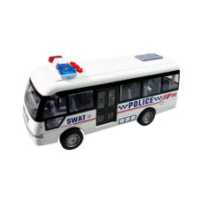 Детский инерционный автобус YM-9906F(White) 19х6,5х8 см(YM-9906F(White))