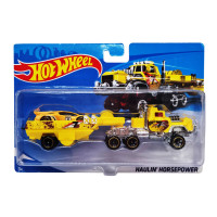 Дитячий ігровий набір машинок T-P771-1(Yellow) з трейлером (T-P771-1(Yellow))