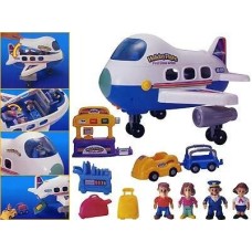 Дитячий іграшковий літак KEENWAY 12411 з персоналом і терміналом