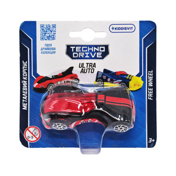 Ігрова міні-машинка Ultra Auto TechnoDrive 250321W-9 металевий корпус (250321W-9)
