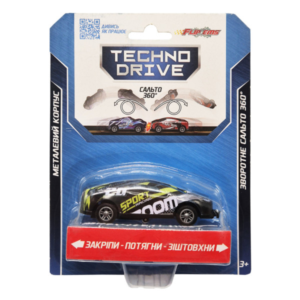 Ігрова машинка Крутий переворот Flip'ems TechnoDrive 1312-6 переворот на 360° (1312-6)