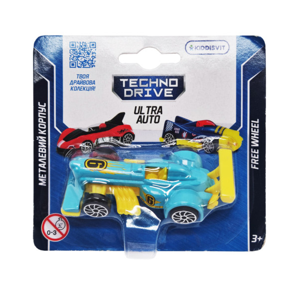 Ігрова міні-машинка Ultra Auto TechnoDrive 250321W-10 металевий корпус (250321W-10)