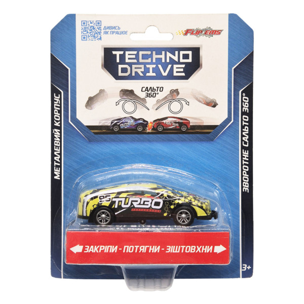 Ігрова машинка Крутий переворот Flip'ems TechnoDrive 1312-1 переворот на 360° (1312-1)