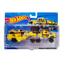 Дитячий ігровий набір машинок T-H708-1(Yellow) з трейлером (T-H708-1(Yellow))