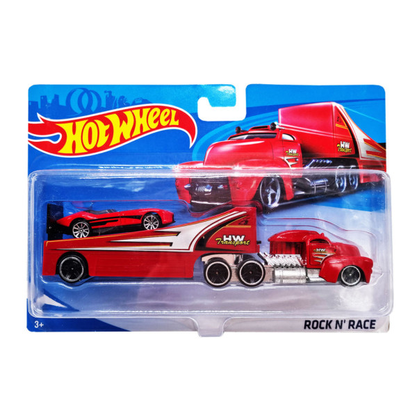 Дитячий ігровий набір машинок T-P771-1(Red) з трейлером (T-P771-1(Red))