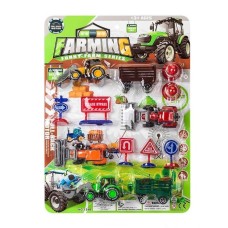 Детский игровой набор спецтехники "Ферма" 124 В с тракторами