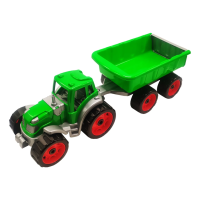 Детский трактор с прицепом 3442TXK, 2 цвета Зеленый (3442TXK(Green))