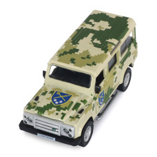 Автомодель серії "Шеврони Героїв" Land Rover Defender "Схід" TechnoDrive 250396UM (250396UM)