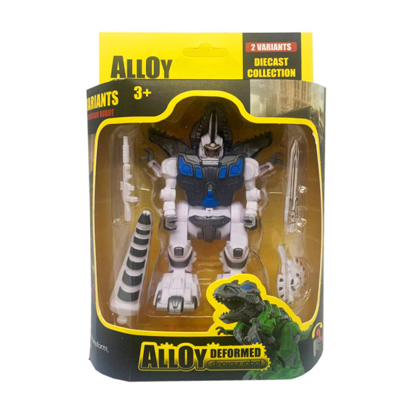 Дитячий трансформер Bambi 3275 робот+динозавр Білий (3275(White))