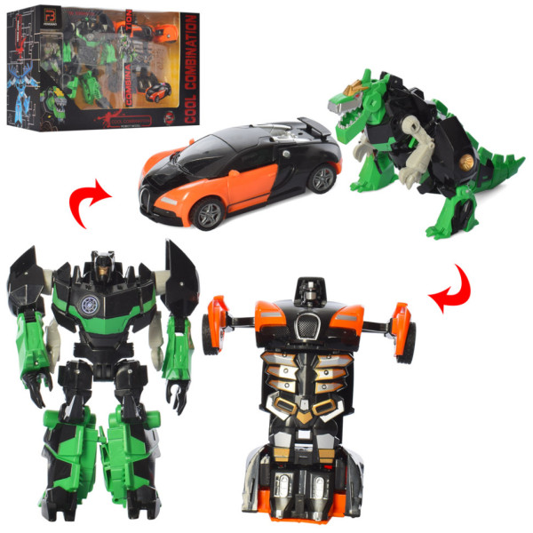 Ігровий набір трансформерів Машина та динозавр FB107, 12 см (FB107)